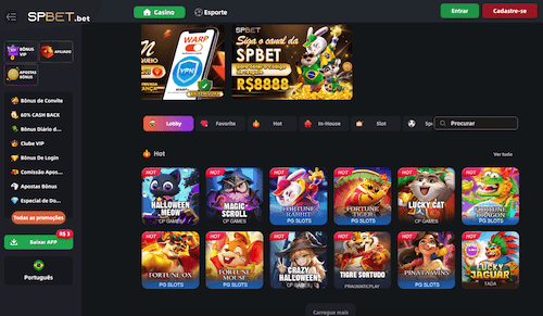 SPBET.com casinos login