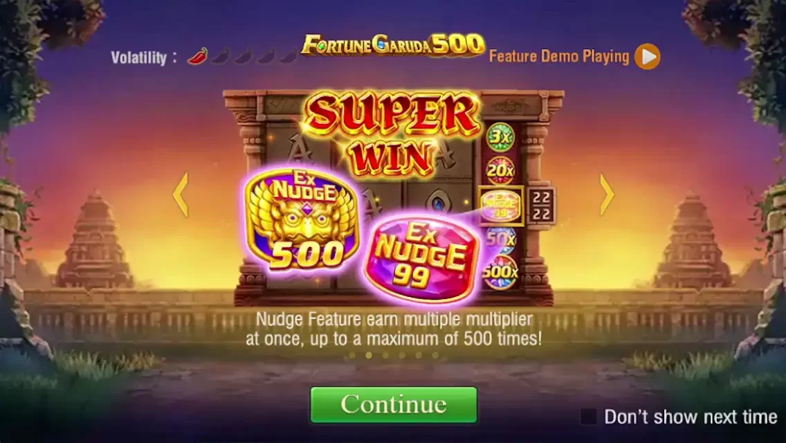 Fortune Garuda 500 Captura de tela do jogo 5