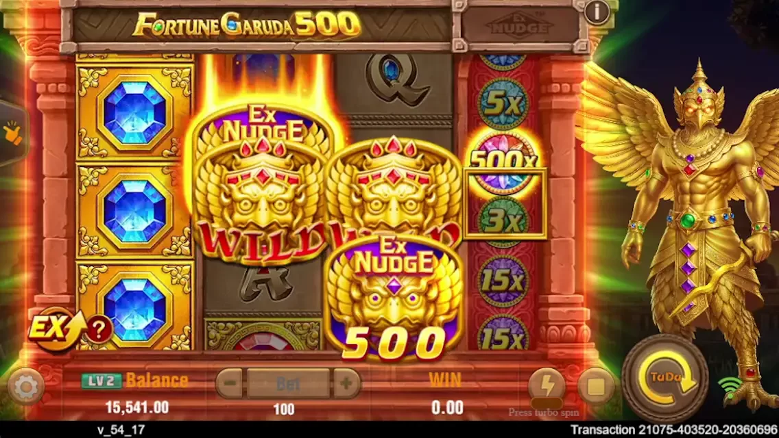 Fortune Garuda 500 Captura de tela do jogo 3